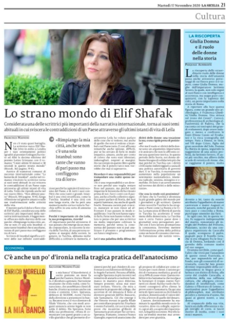 Clicca sulla pagina del La Sicilia per leggere l'articolo