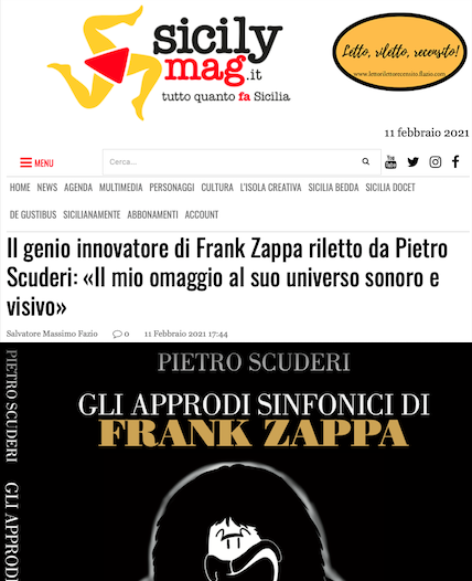 SMF per SicilyMag – Il genio innovatore di Frank Zappa riletto da Pietro Scuderi: «Il mio omaggio al suo universo sonoro e visivo»