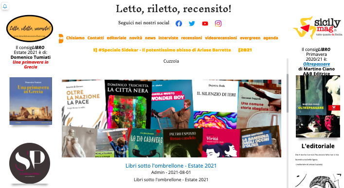 SMF per Letto, riletto, recensito! – Libri sotto l’ombrellone – Estate 2021