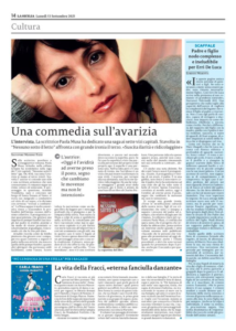 Clicca sulla pagina de La Sicilia per leggere l'articolo in versione integrale