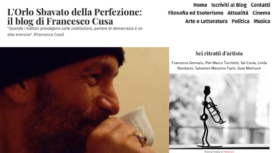 SMF su L’Orlo sbavato della Perfezione – Sei ritratti d’artista (di Francesco Cusa)